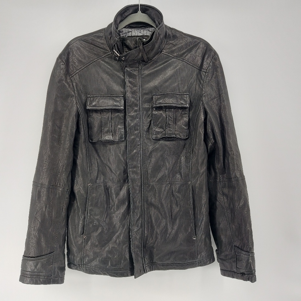 Armani Collezioni Black Military Jacket